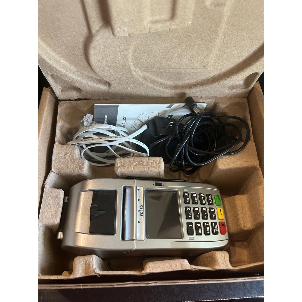 First Data FD150 Credit Card Terminal Dial/IP - Picture 5 of 8